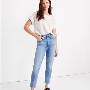 Madewell Mom Jean in Melva Wash
